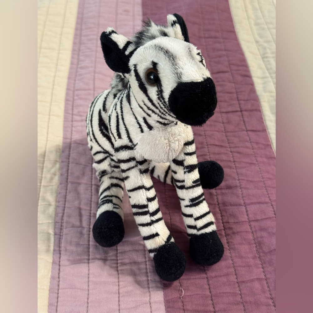 Save our space zebra plush